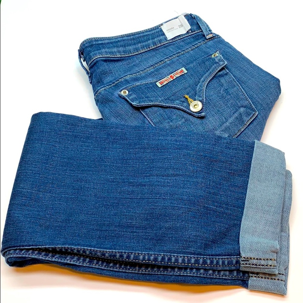 Hudson Jeans Women’s Ankle/Cropped Denim Jeans - Blue